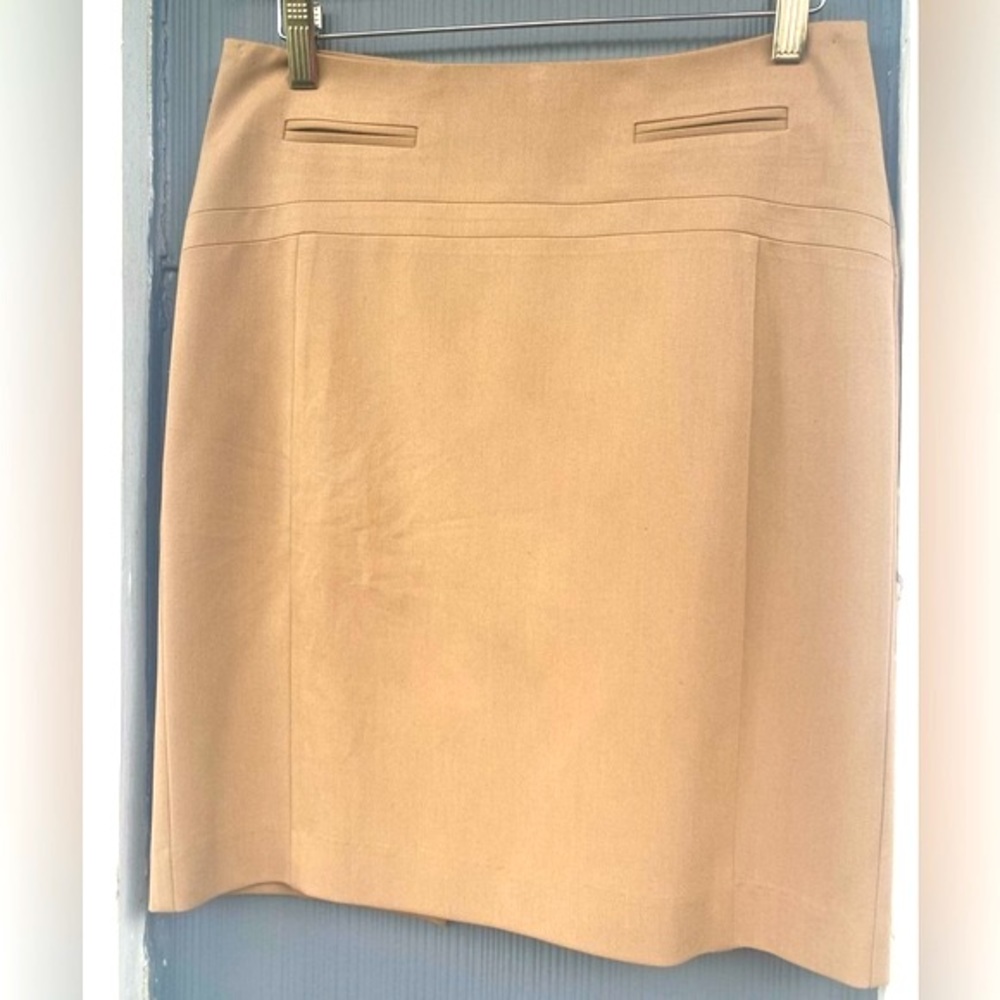 Express tan 2 pocket pencil skirt - Picture 7 of 16